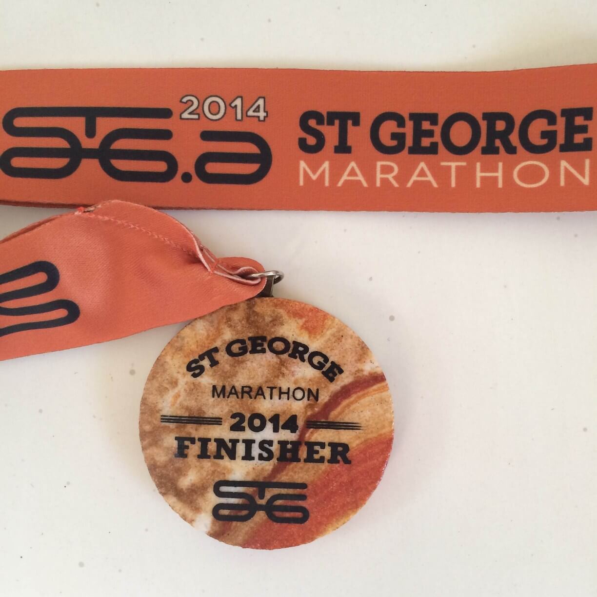 St George Marathon Medal